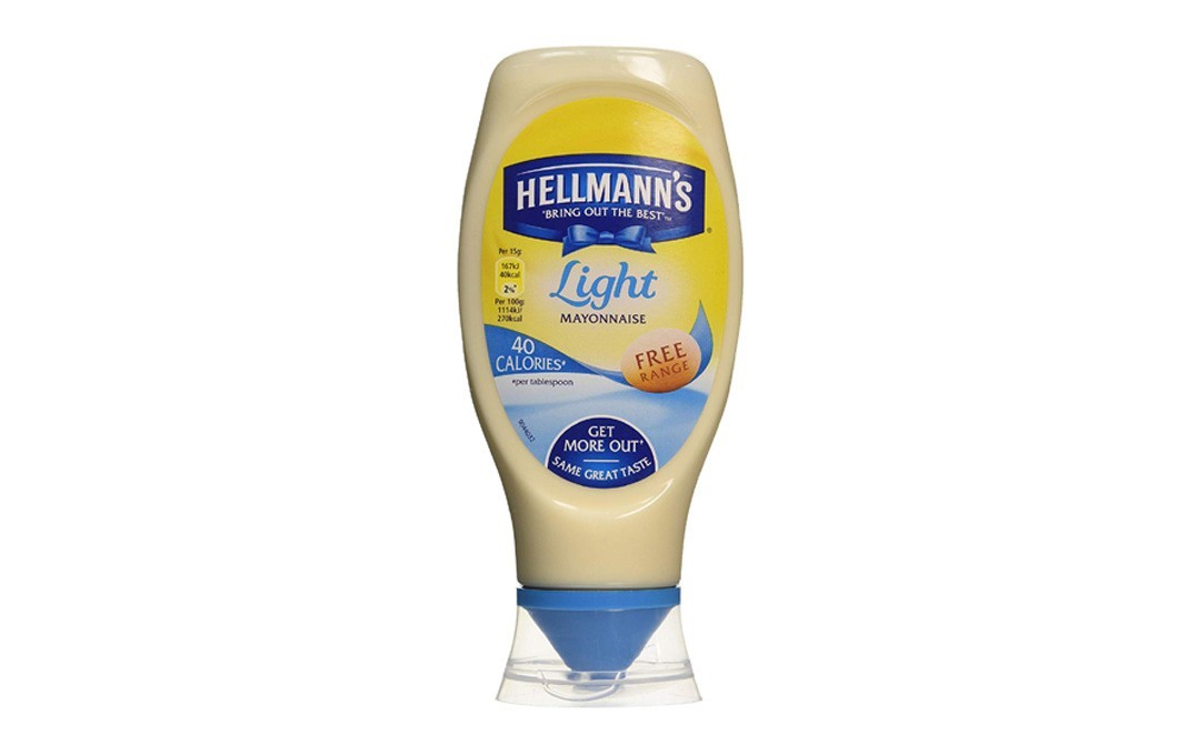 Hellmann's Light Mayonnaise    Bottle  430 millilitre